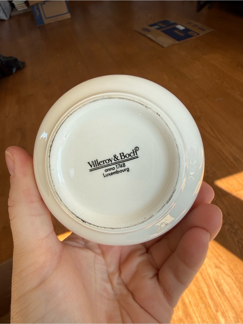 Villeroy & Boch porcelain bowl Malaga blackberry pattern - Picture 5 of 5